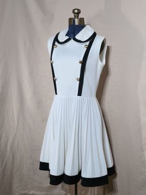 Vintage Handmade Sleeveless Dress Poodle Skirt Style Dress
